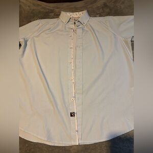 Men's Light Blue Button-Up Shirt